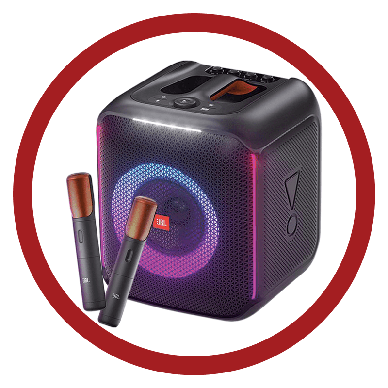 JBL PartyBox Encore Portable Party Speaker with 2 Wireless Microphones